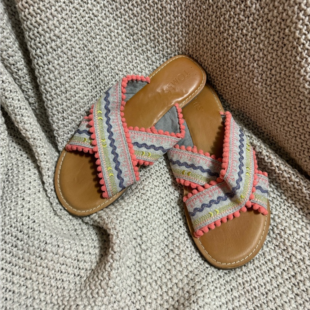 Women's TOMS Viv Slide Sandal, Size 7.5